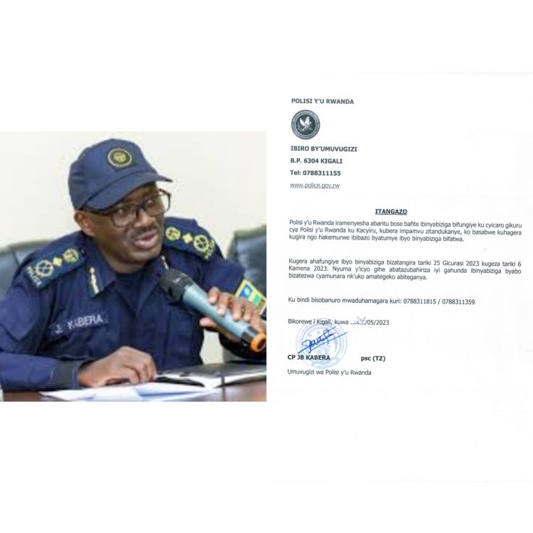 Itangazo Rya police y’urwanda