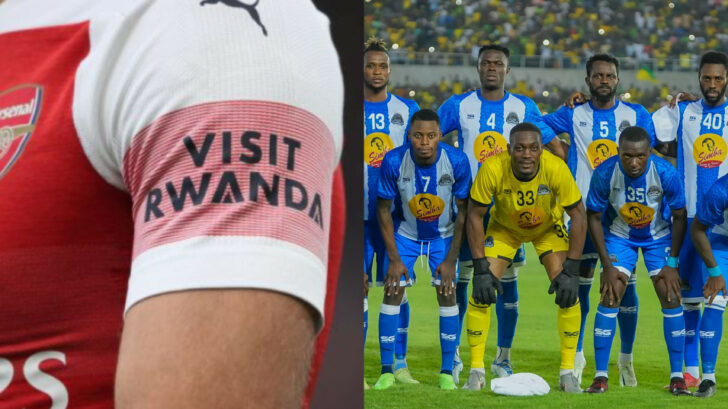 Ikipe yu mupira wa maguru ya congo TP mazembe yakuriye agahu kunnyo CAF  ko itazagenda mundege cyagwa ngo yambare imyambaro iriho ikirango cya visit rwanda ibyagaragaye nko guhangana  n’urwanda