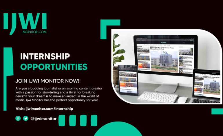 Internship  Opportunities: Are you a budding journalist or an aspiring content creator? Join Us today