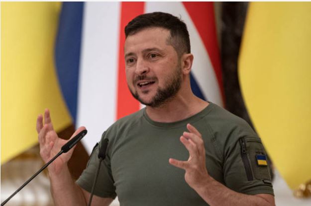 Perezida wa Ukraine, Zelensky yasabye Uburayi “kotsa igitutu Uburusiya”